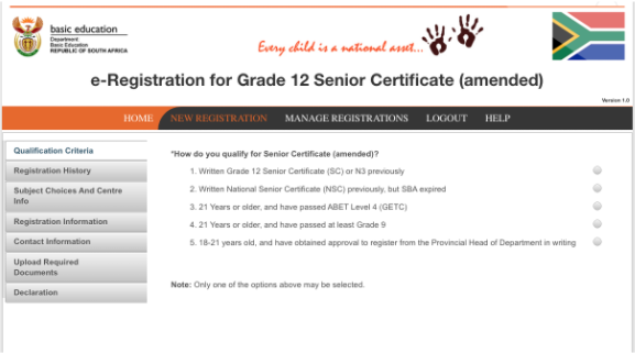 Amended Senior Certificate